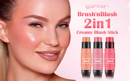 Biancat™ Brush'nBlush 2 in 1 Creamy Blush Stick