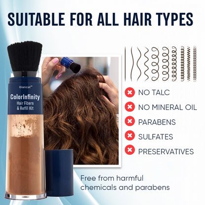 Biancat™ ColorInfinity Hair Fibers & Refill Kit